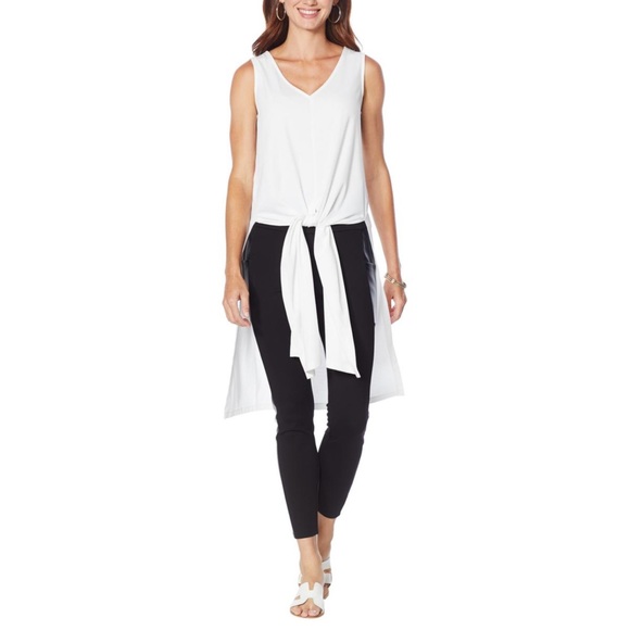 G by Giuliana LounGy Ribbed Knit Drama Top M - Picture 2 of 5